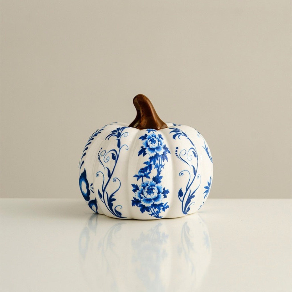 Amalia Handpainted Ceramic Pumpkin