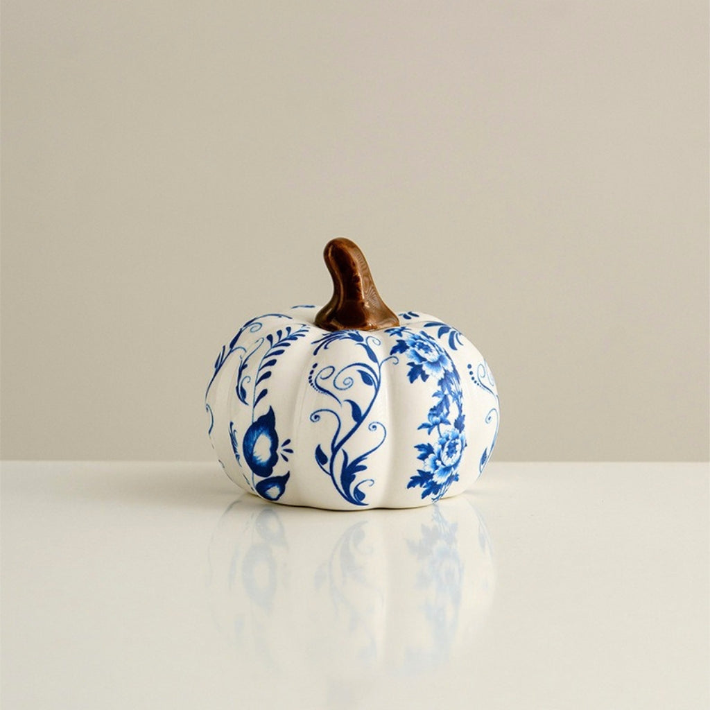 Amalia Handpainted Ceramic Pumpkin