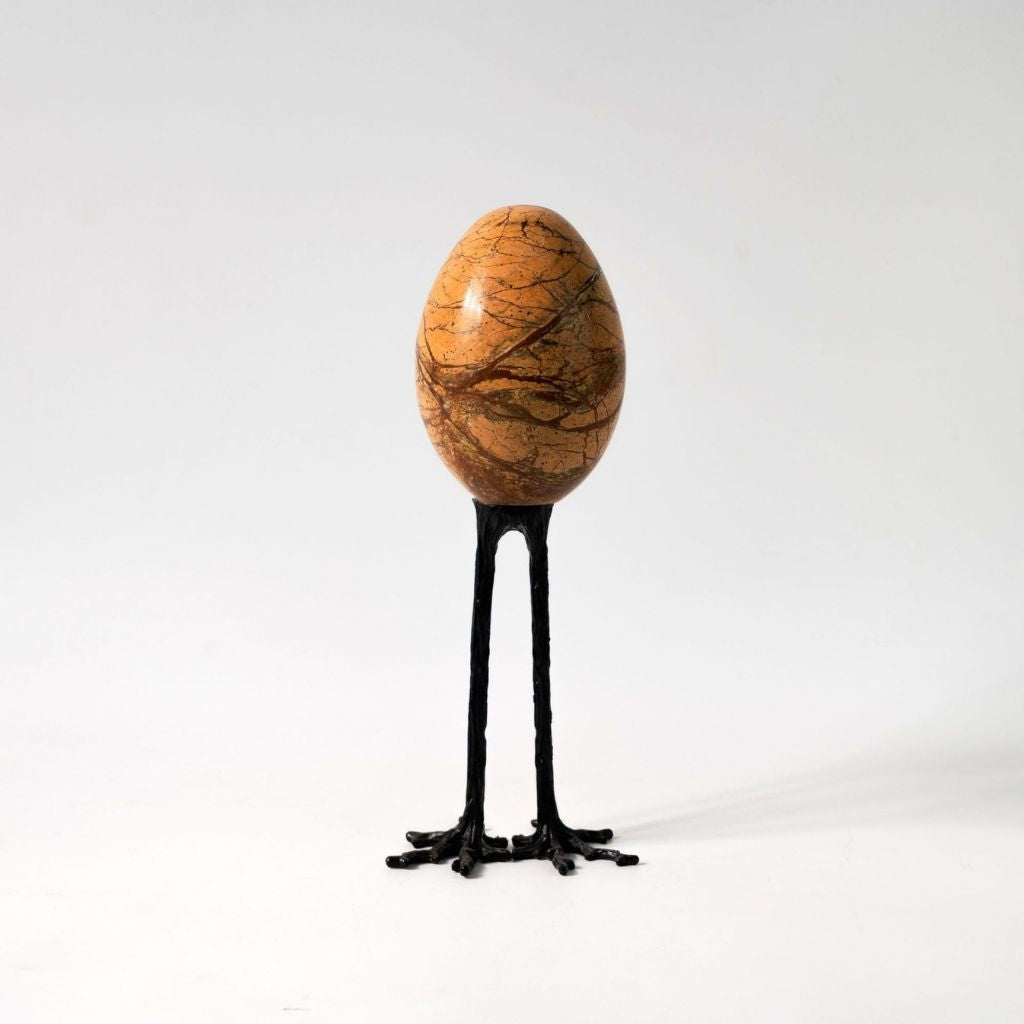 Orsini Egg-shaped Marble Sculpture