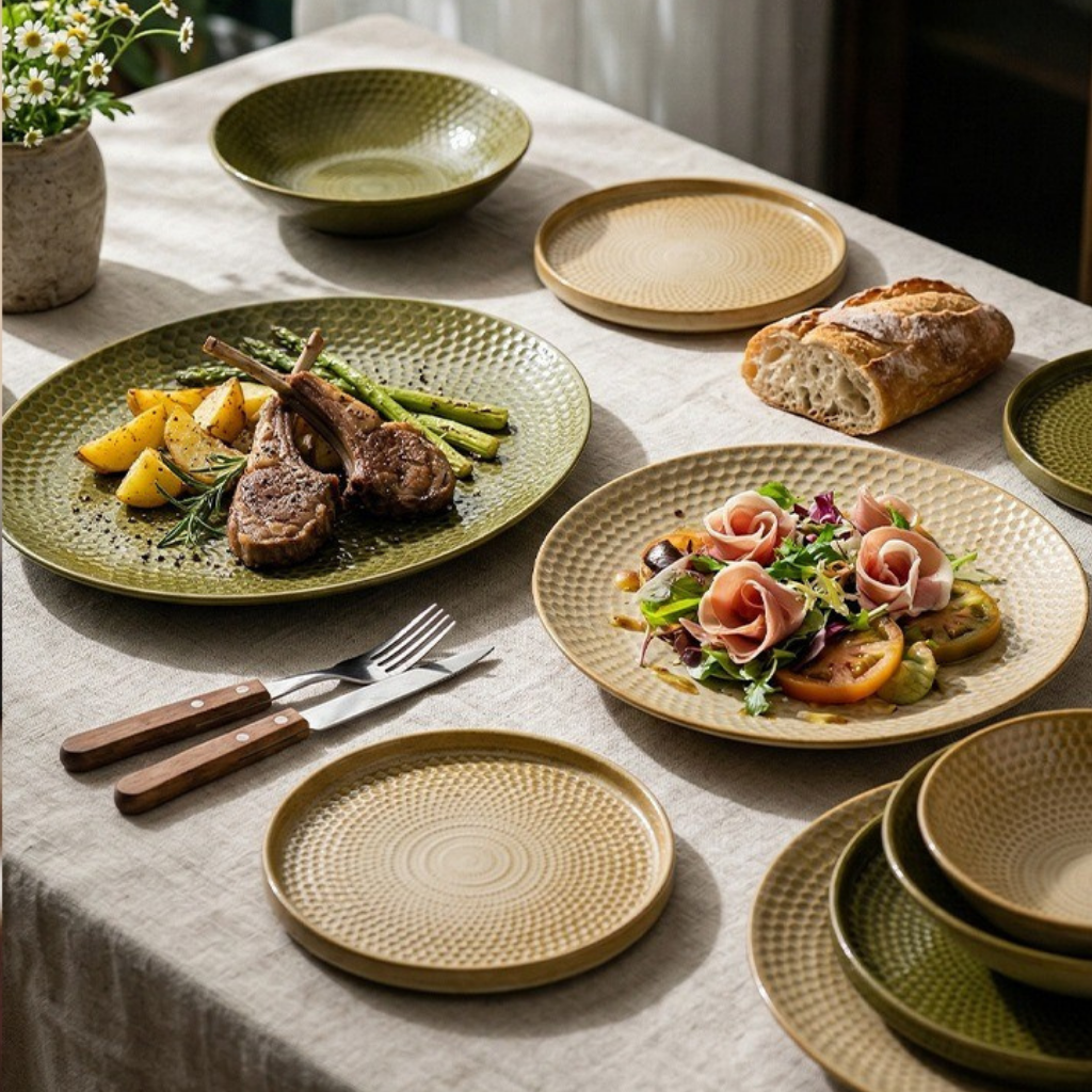 Camille Ceramic Salad Plate