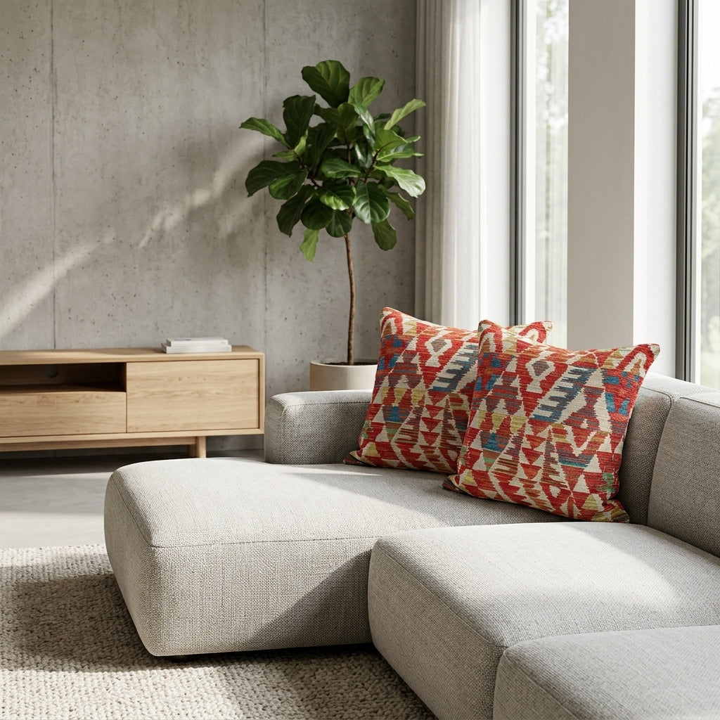Taznakht Geometric Throw Pillow