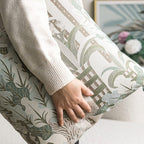 Paloma Botanical Embroidery Throw Pillow