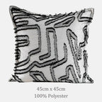 Carto Frayed Throw Pillow