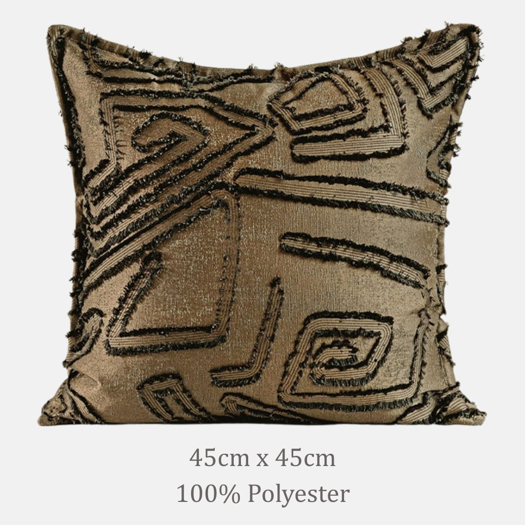 Carto Frayed Throw Pillow