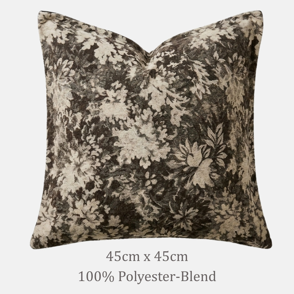 Arras Vintage Floral Throw Pillow