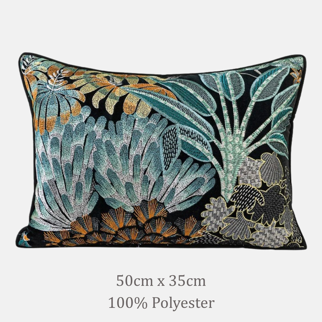 Zamora Botanical Throw Pillow