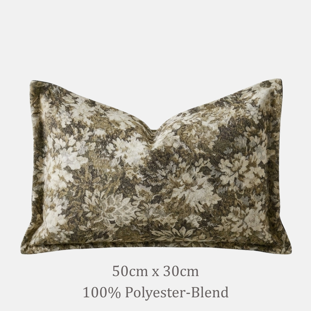 Arras Vintage Floral Throw Pillow