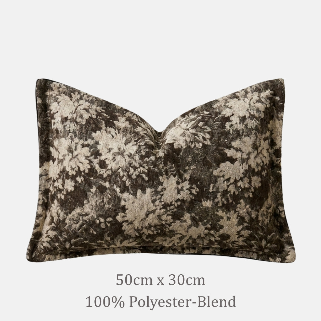 Arras Vintage Floral Throw Pillow