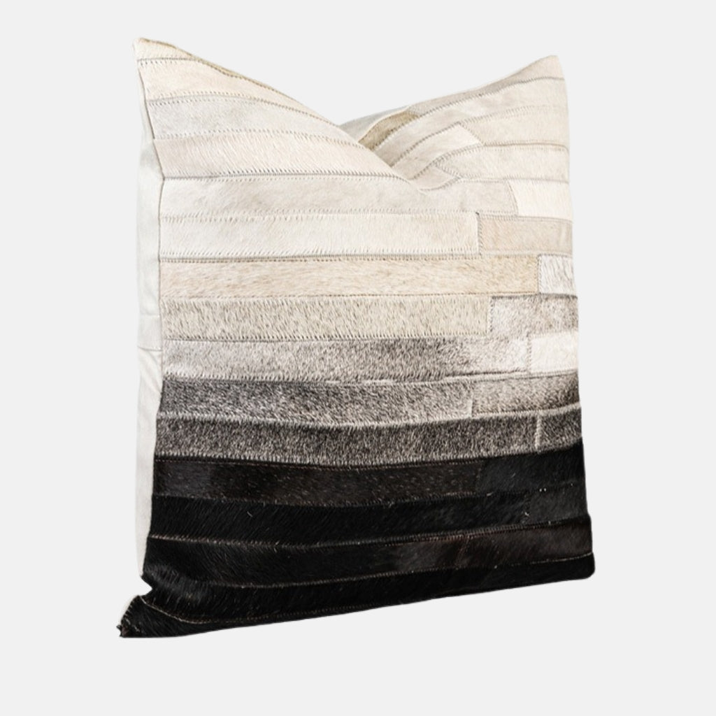 Branca Genuine Cowhide Throw Pillow