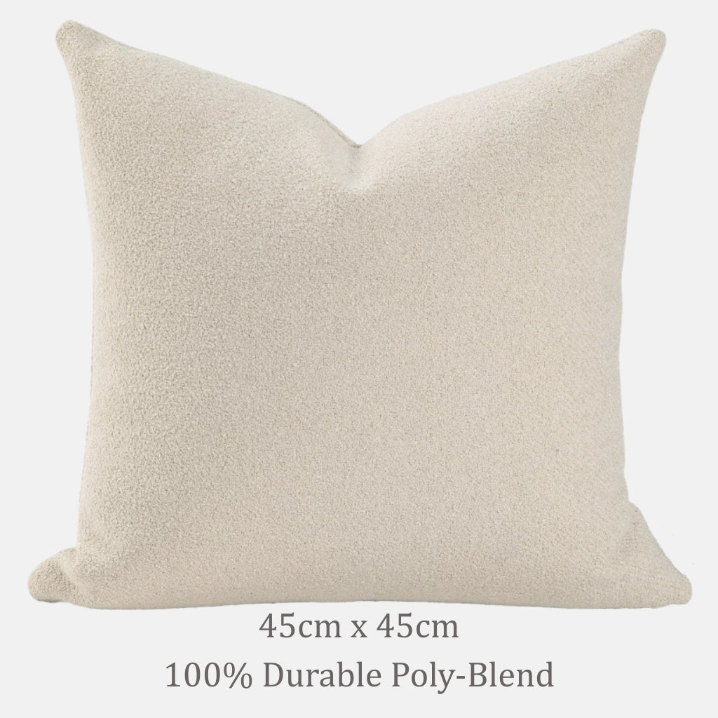 Senna Bouclé Throw Pillow