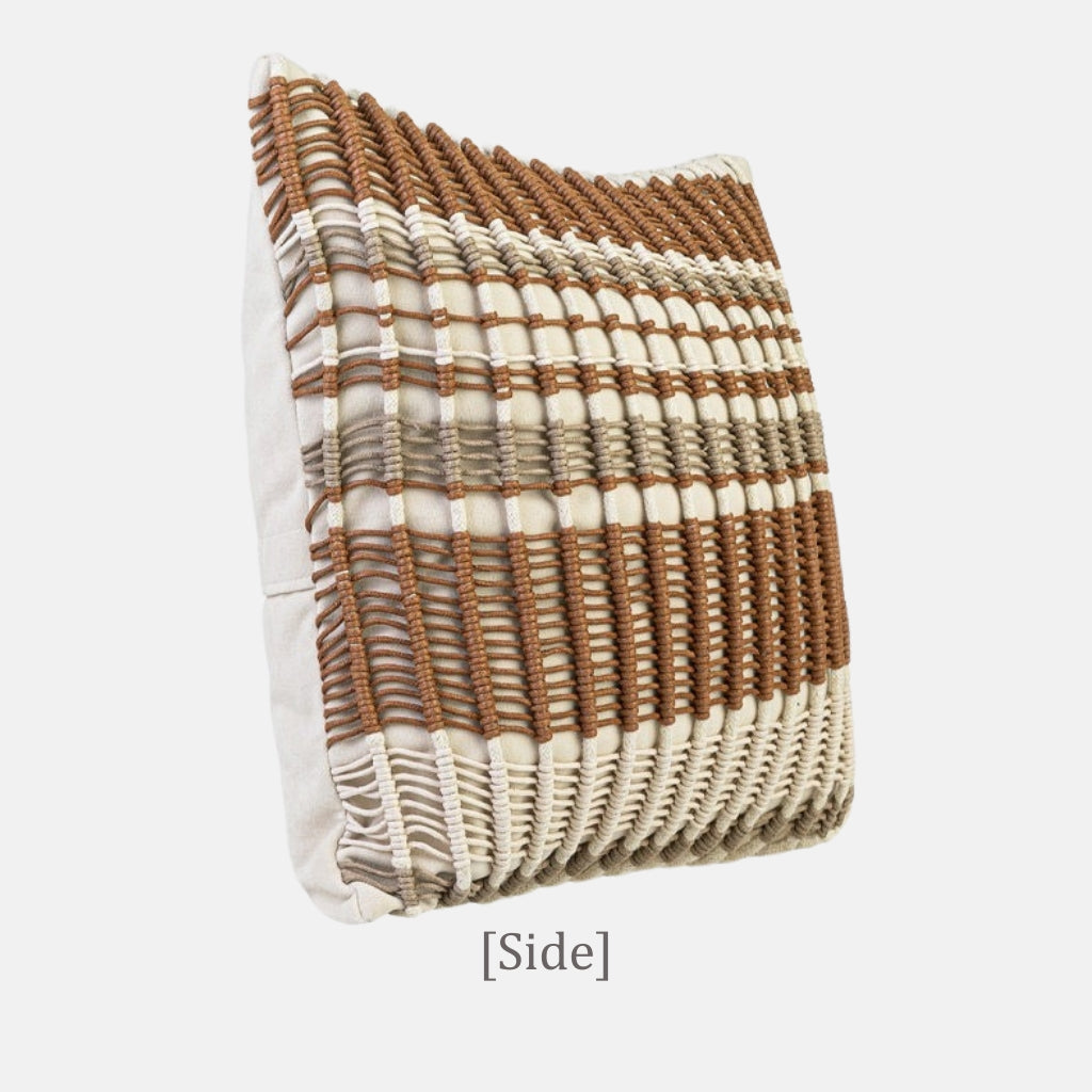 Sennit Woven Rope Throw Pillow