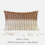 Sennit Woven Rope Throw Pillow