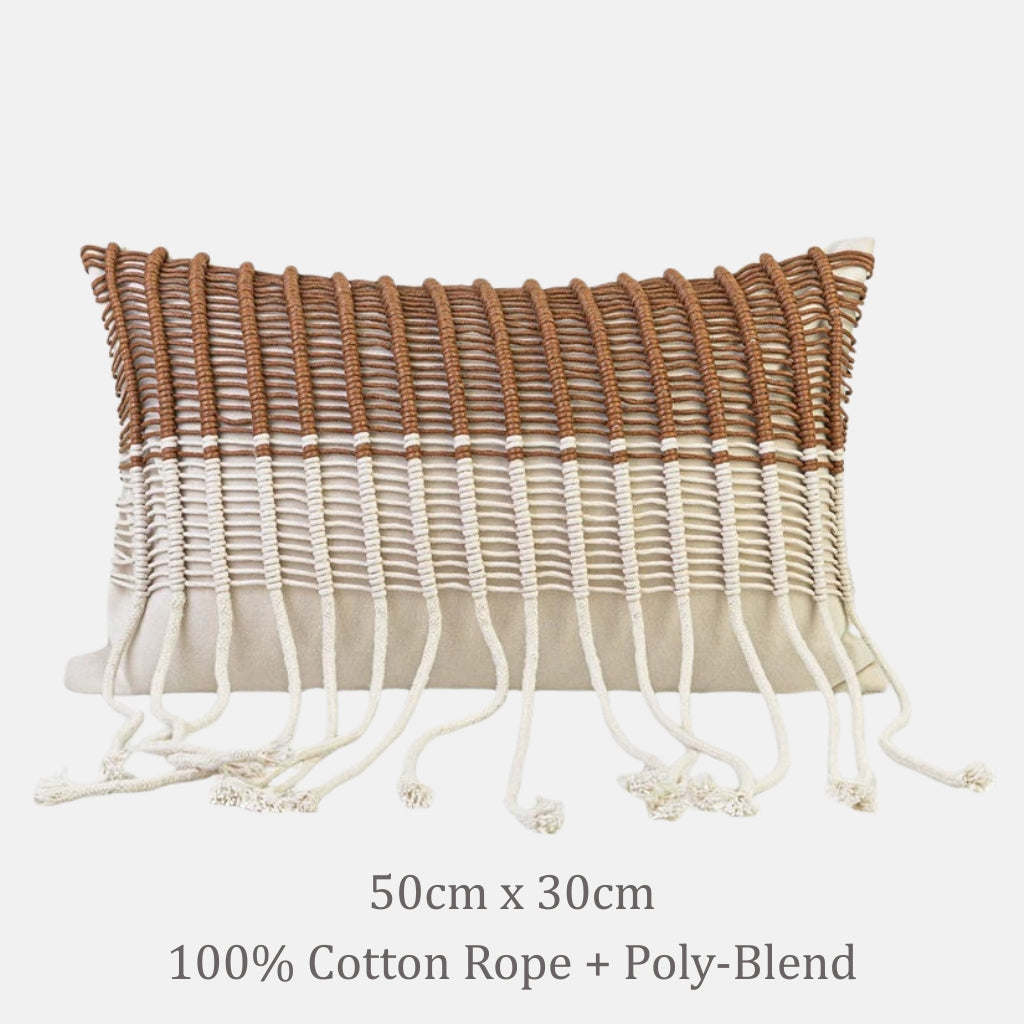 Sennit Woven Rope Throw Pillow