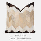 Marlow Chevron Cowhide Throw Pillow