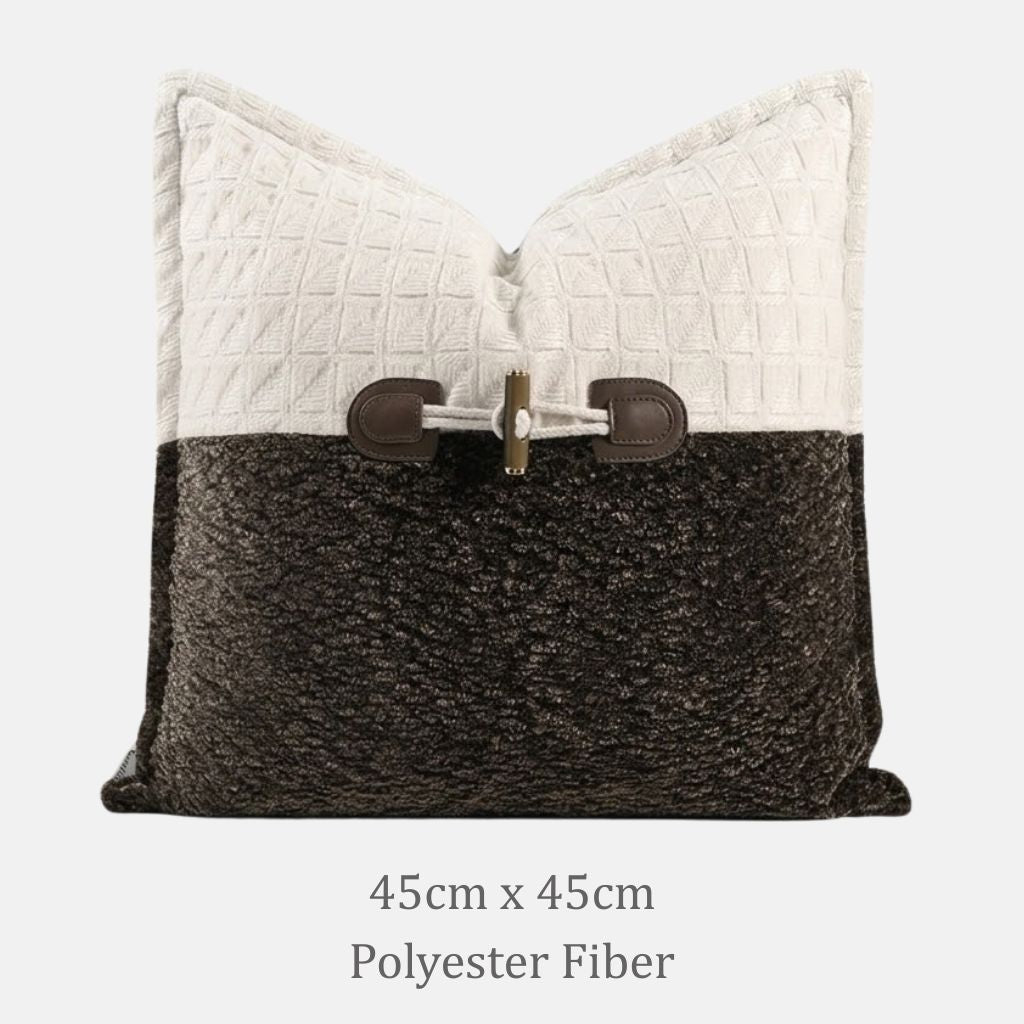 Coralie Spliced Toggle Throw Pillow