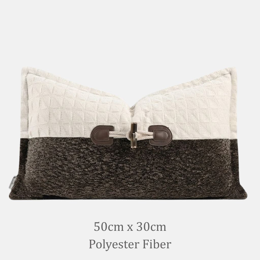 Coralie Spliced Toggle Throw Pillow