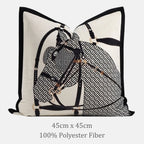 Sorel Equestrian Motif Throw Pillow