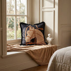 Sorel Equestrian Motif Throw Pillow