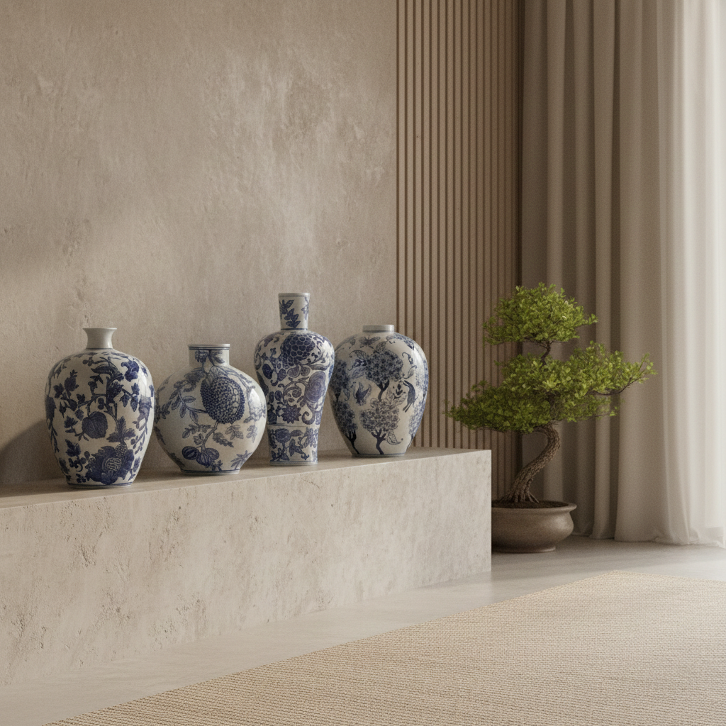 Qinghua Classic Porcelain Vase