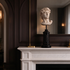 David Portrait Pillar Sculpture