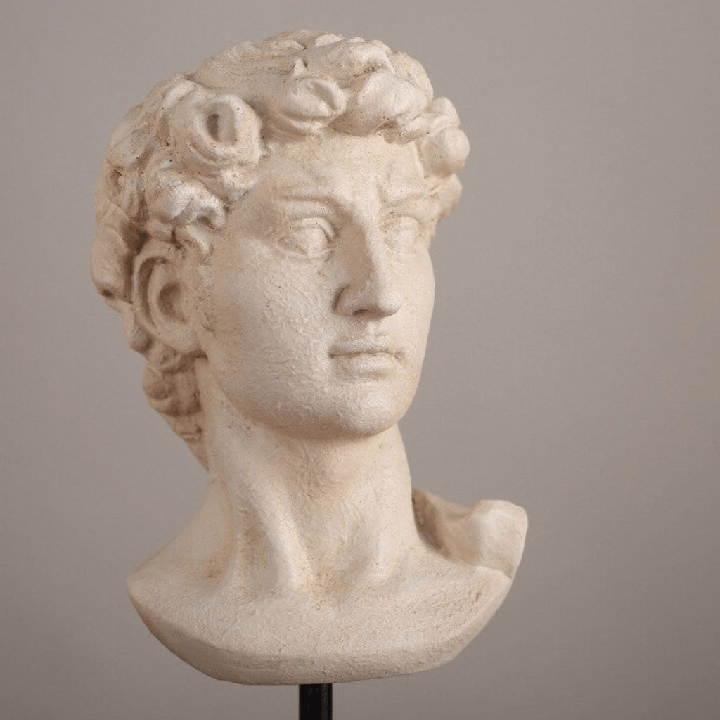 David Portrait Pillar Sculpture