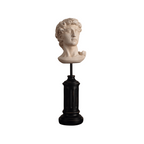 David Portrait Pillar Sculpture