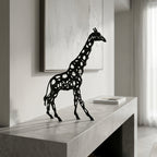 Kalahari Openwork Metal Giraffe Sculpture