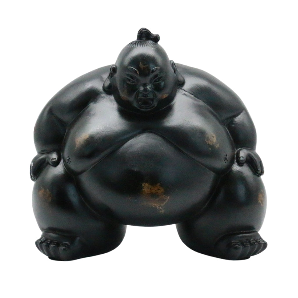 Kimarite Sumotori Wrestler Sculpture