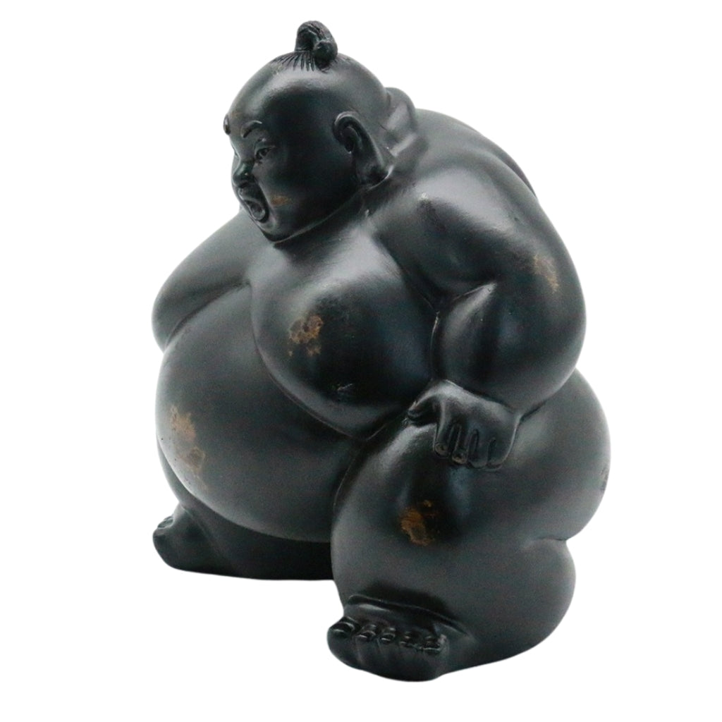 Kimarite Sumotori Wrestler Sculpture
