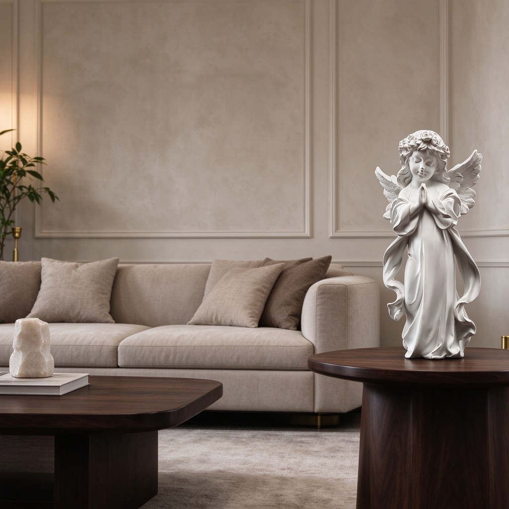Rosalia Praying Angel Sculpture