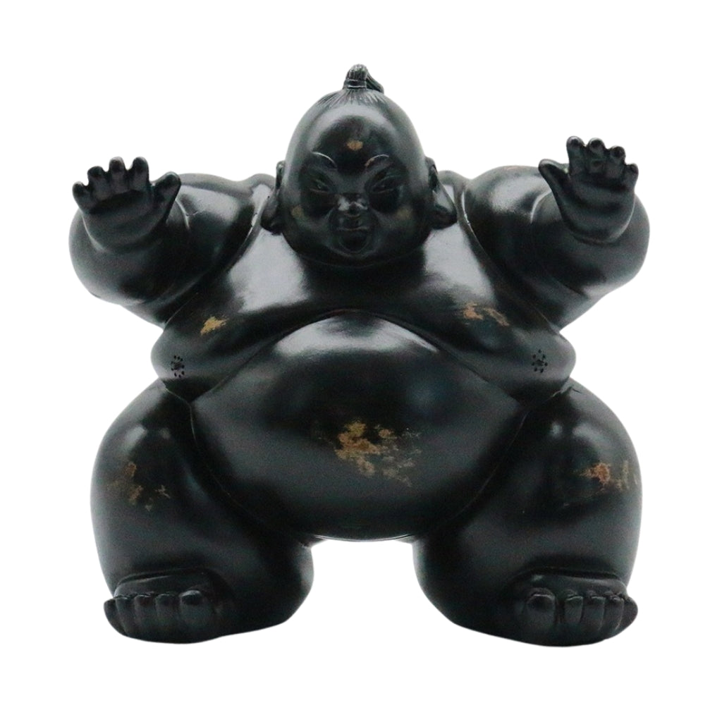 Kimarite Sumotori Wrestler Sculpture