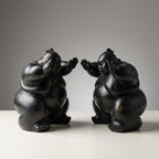 Kimarite Sumotori Wrestler Sculpture