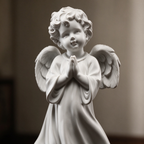 Allegra Praying Cherub Sculpture