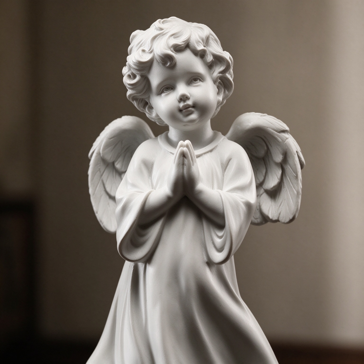 Allegra Praying Cherub Sculpture