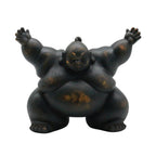 Kimarite Sumotori Wrestler Sculpture