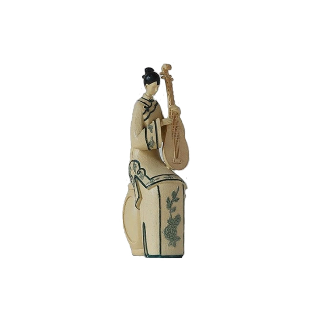Lianhua Decorative Qing-Era Figurines