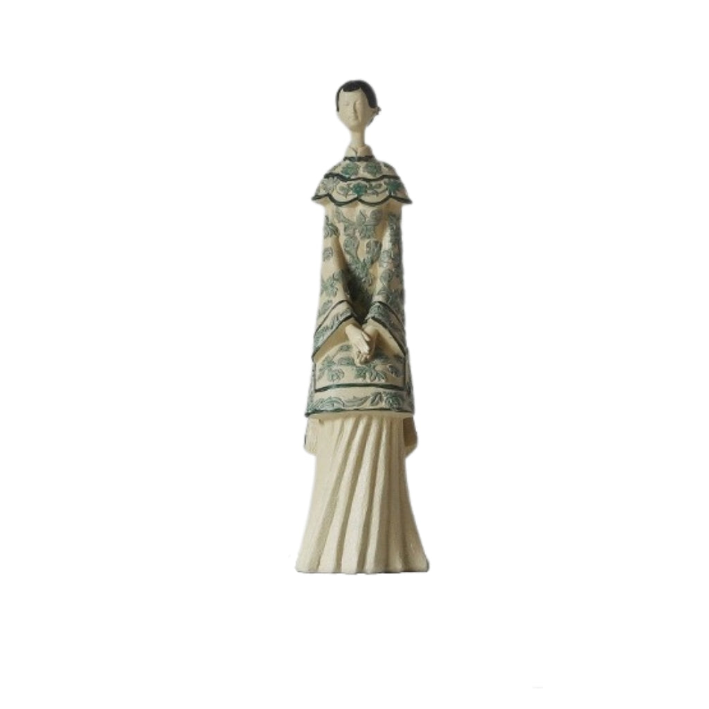 Lianhua Decorative Qing-Era Figurines