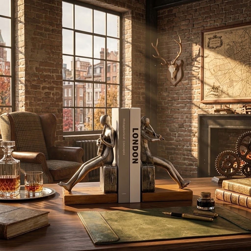 Sonata Sitting Musician Bookend