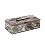 Tessa Fur Tissue Box