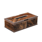 Tessa Fur Tissue Box