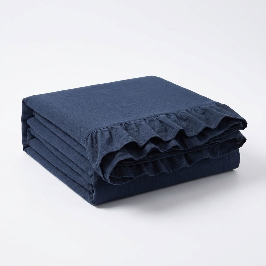 Elspeth Ruffle Trim Tablecoth
