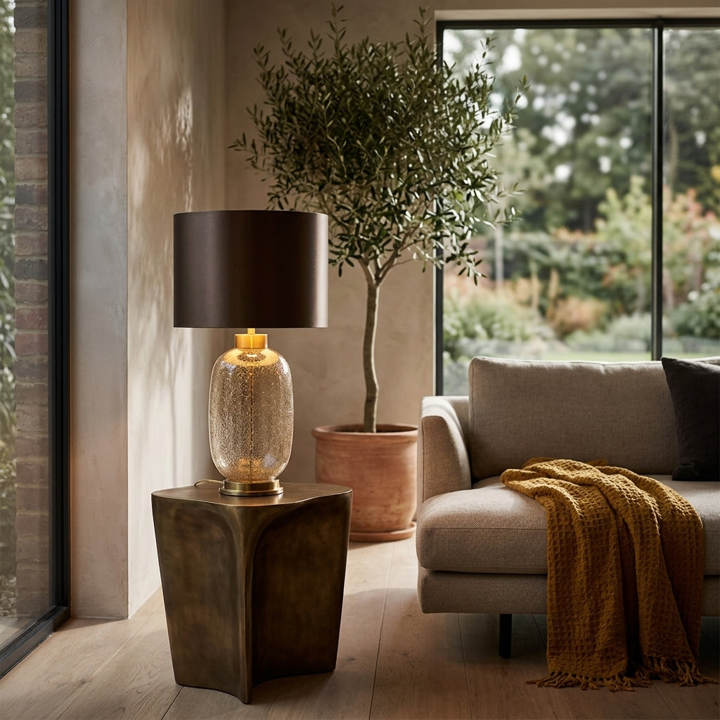 Solène Handmade Glass Table Lamp