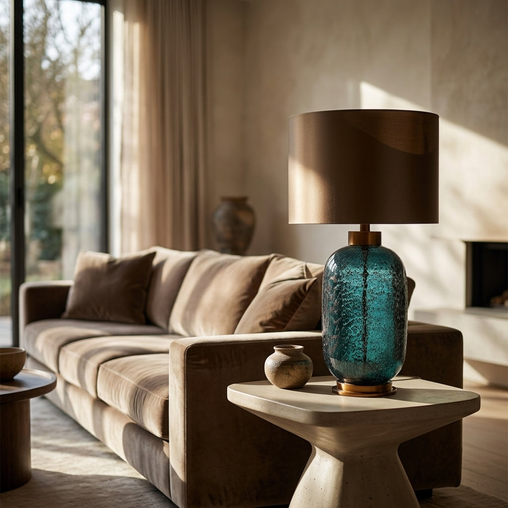Solène Handmade Glass Table Lamp Secondary image