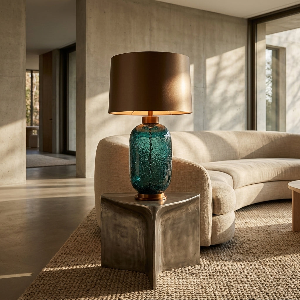 Solène Handmade Glass Table Lamp