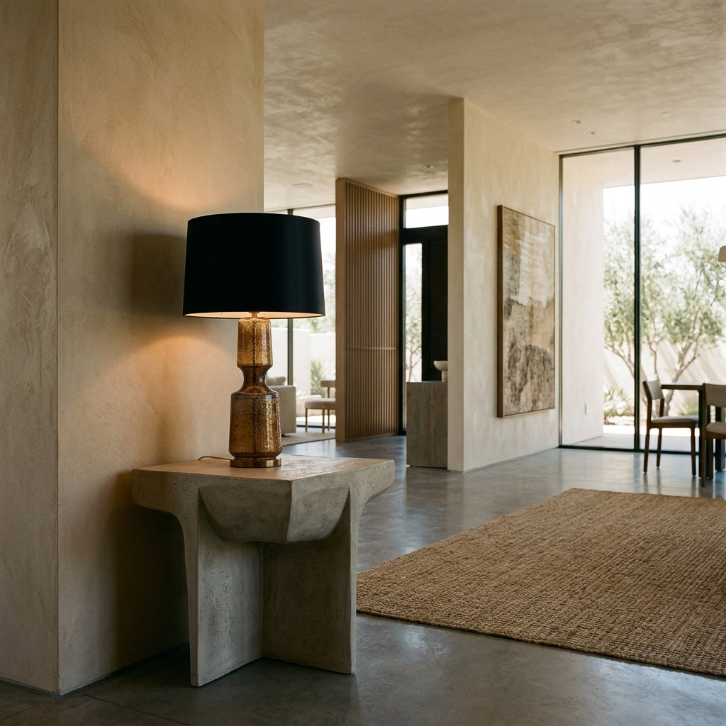 Marcella Handmade Glass Table Lamp