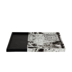 Equinox Textured Leather Spliced Catchall Tray