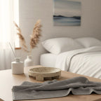 Undine Concentric Circular Travertine Tray