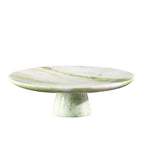 Verde Onyx Marble Pedestal Tray