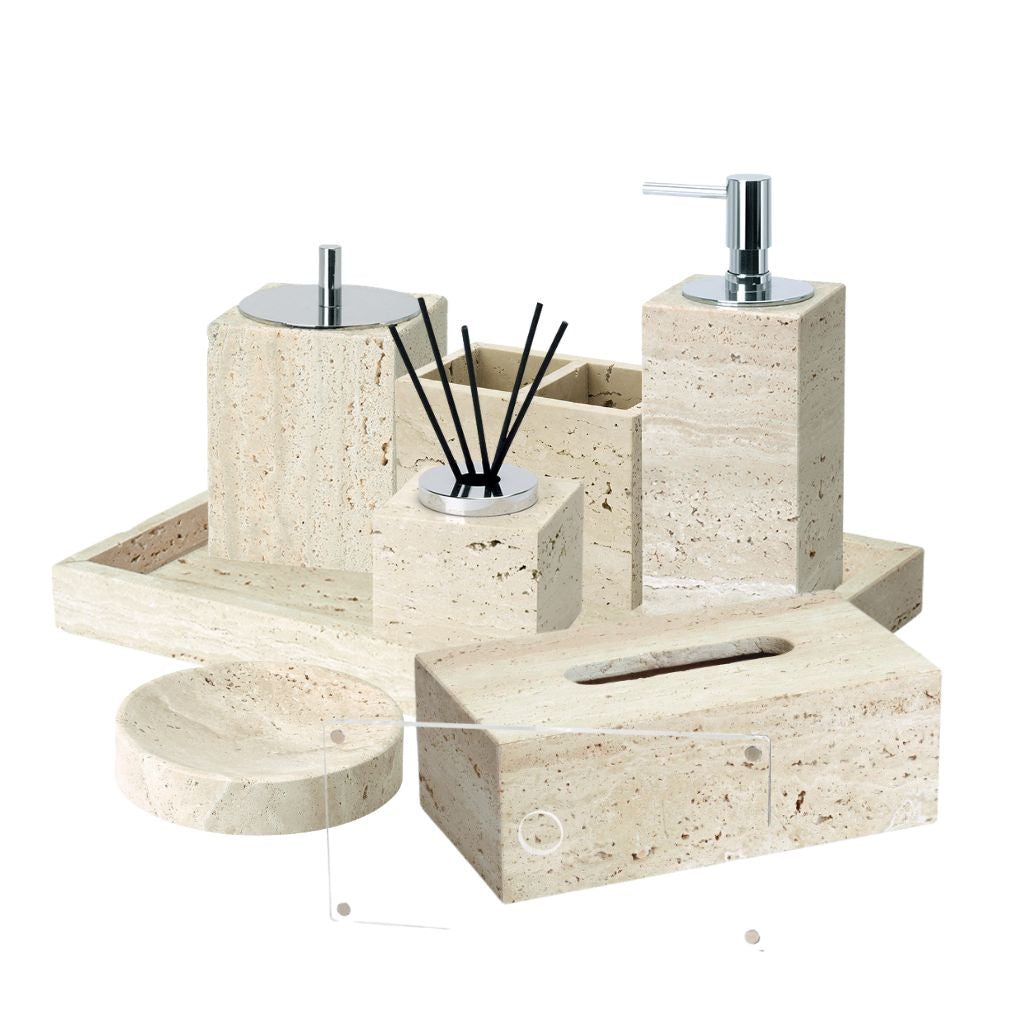 Tivoli Travertine Bathroom Accessories Main image