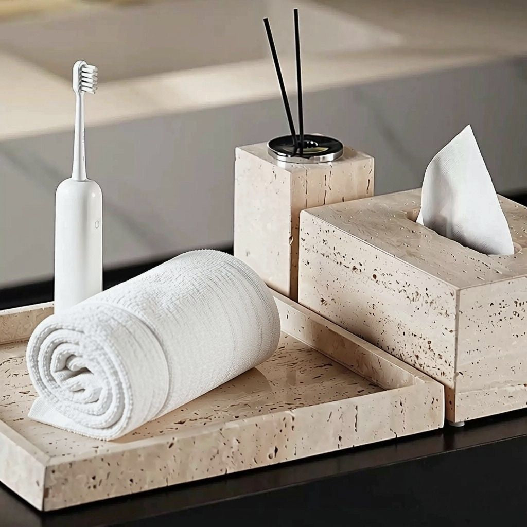 Tivoli Travertine Bathroom Accessories